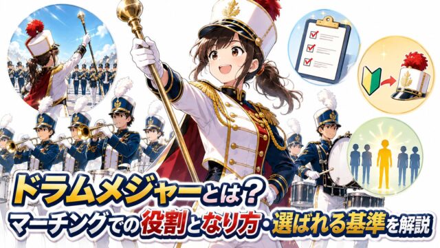 ドラムメジャーとは？マーチングでの役割となり方